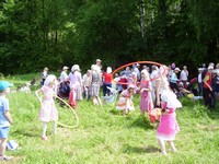 Детский праздник на Спасовом ключике  в Павловском районе.