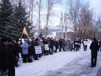 Митинг против добычи гипса в Павловском районе