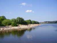 Река Ока у города Павлово.           Фото  Елены Горгоц.