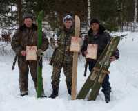 Команда охотхозяйства "Погорелки" заняла 1 место в зональных соревнованиях по охотничьему биатлону.