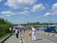 В Павлове открыт понтонный мост через Оку.