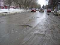 Дорожное покрытие на улицах в городе Павлово-на-Оке