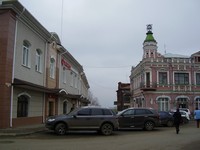 На улицах города Павлово-на-Оке.